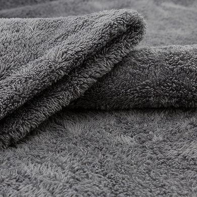 Women's American Soft Linen Long Sleeve Plush Bathbobe