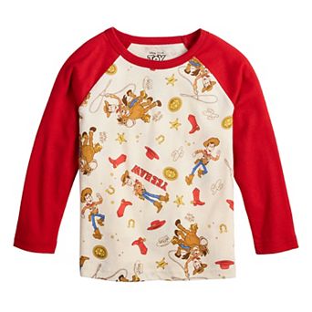 Baby & Toddler Boy Jumping Beans® Disney/Pixar's Toy Story Woody All-Over Print Long Sleeve Graphic Tee