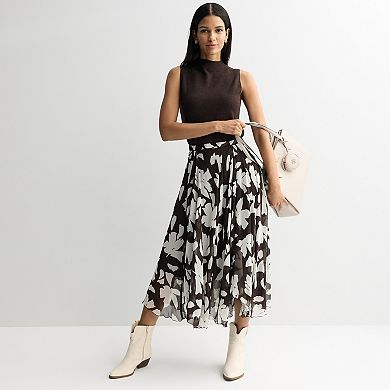 Women's Nine West Handkerchief Godet Skirt