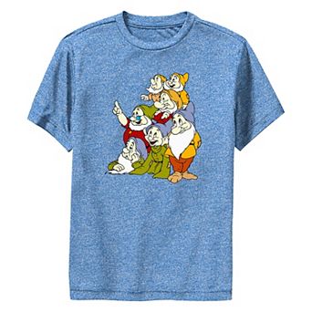Disney's Snow White And The Seven Dwarfs Character Stack Boys 8-20 Performance Graphic Tee