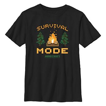 Boys 8-20 Minecraft Survival Mode Graphic Tee