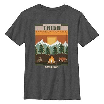 Boys 8-20 Minecraft Taiga Spruce Up Your Life Graphic Tee