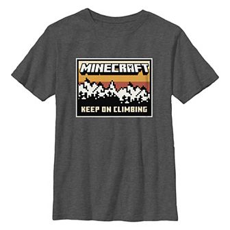 Boys 8-20 Minecraft Keep On Climbing Graphic Tee