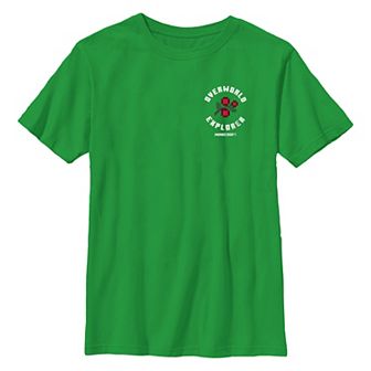 Boys 8-20 Minecraft Overworld Explorer Pocket Size Icon Graphic Tee