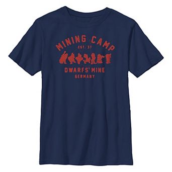 Disney's Snow White And The Seven Dwarfs Mining Camp Boys 8-20 Graphic Tee