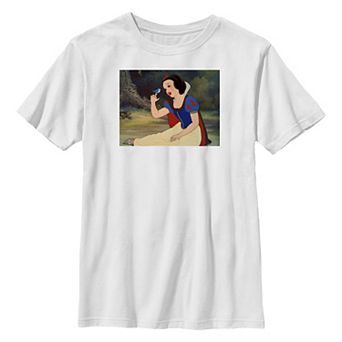 Disney's Snow White Classic Singing With Bird Scene Boys 8-20 Graphic Tee