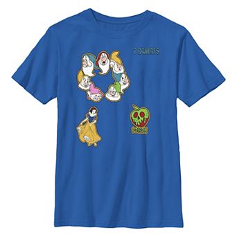 Disney's Snow White And The Seven Dwarfs Icons Boys 6-20 Graphic Tee