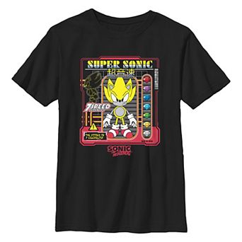 Boys 8-20 Sonic the Hedgehog Super Sonic Seven Speed Graphic Tee