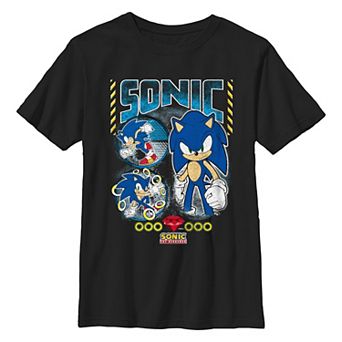 Boys 6-20 Sonic the Hedgehog Rings And Diamonds Graphic Tee