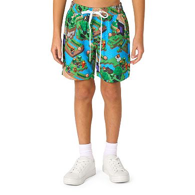 Kids 2-8 OppoSuits Minecraft 2-pc. Short Sleeve Shirt & Shorts Set