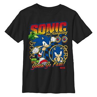 Boys 6-20 Sonic the Hedgehog Gotta Go Fast Graphic Tee