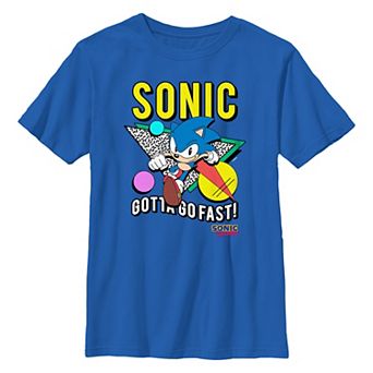 Boys 6-20 Sonic the Hedgehog Sonic Gotta Go Fast Graphic Tee