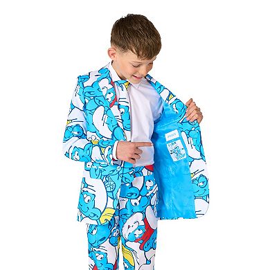 Boys 2-16 OppoSuits 3-Piece Smurfs Suit Set