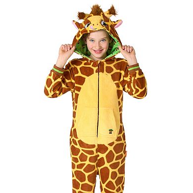 Kids 4-16 OppoSuits Giraffe Costume Jumper Pajamas