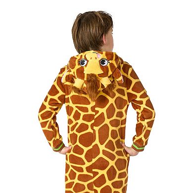 Kids 4-16 OppoSuits Giraffe Costume Jumper Pajamas