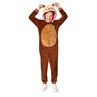 Kids 4-16 OppoSuits Otter Costume Bodysuit Pajamas