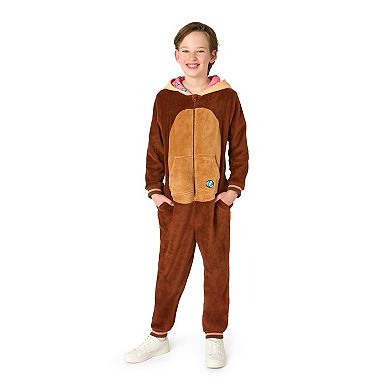 Kids 4-16 OppoSuits Otter Costume Bodysuit Pajamas
