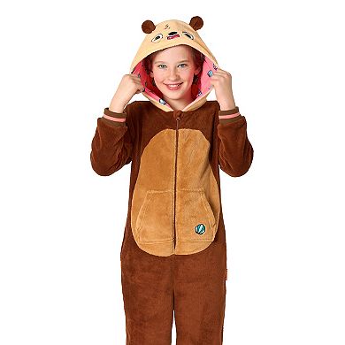 Kids 4-16 OppoSuits Otter Costume Bodysuit Pajamas