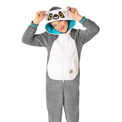 Kids 4-16 OppoSuits Lemur Costume Outfit Jumper Pajamas