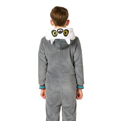 Kids 4-16 OppoSuits Lemur Costume Outfit Jumper Pajamas