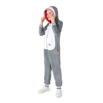 Kids 4-16 OppoSuits Shark Costume Jumper Pajamas