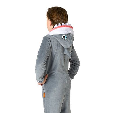 Kids 4-16 OppoSuits Shark Costume Jumper Pajamas