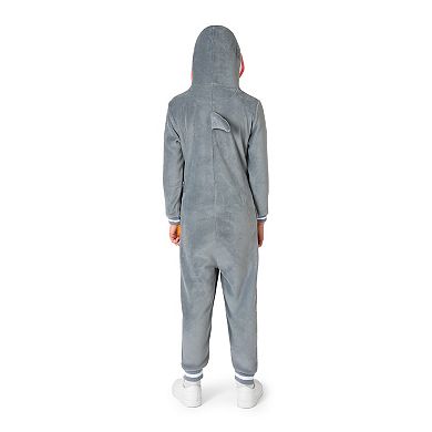 Kids 4-16 OppoSuits Shark Costume Jumper Pajamas