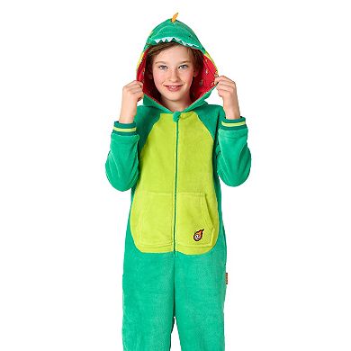 Kids 4-16 OppoSuits Dinosaur Costume Outfit Jumper Pajamas