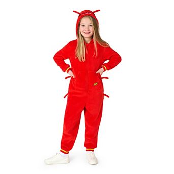 Kids 4-16 OppoSuits Lobster Costume Bodysuit