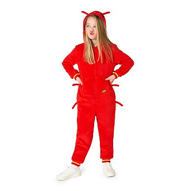 Kids 4-16 OppoSuits Lobster Costume Bodysuit