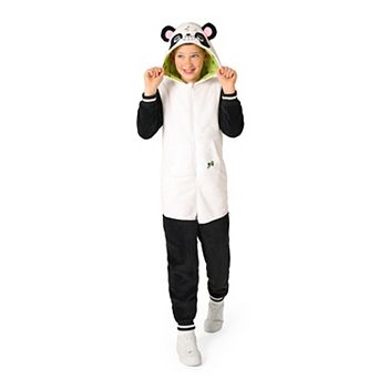 Kids 4-16 OppoSuits Panda Costume Outfit Union Suit
