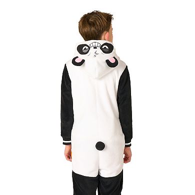 Kids 4-16 OppoSuits Panda Costume Outfit Union Suit