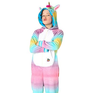 Kids 4-16 OppoSuits Unicorn Costume Outfit Jumper Pajamas