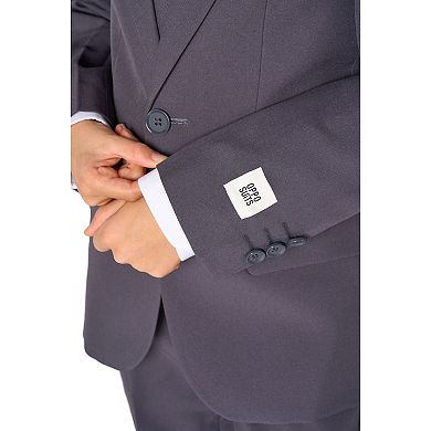 Boys 2-16 OppoSuits 3-Piece Charcoal Solid Color Suit Outfit Set