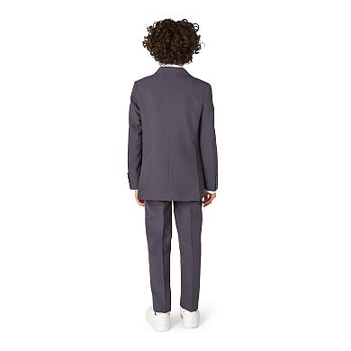 Boys 2-16 OppoSuits 3-Piece Charcoal Solid Color Suit Outfit Set
