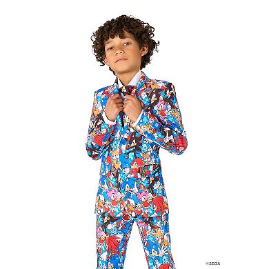 Boys 2-16 OppoSuits 3-Piece Sonic The Hedgehog Suit Set
