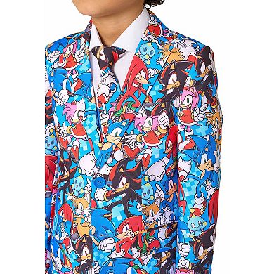 Boys 2-16 OppoSuits 3-Piece Sonic The Hedgehog Suit Set