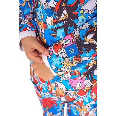 Boys 2-16 OppoSuits 3-Piece Sonic The Hedgehog Suit Set