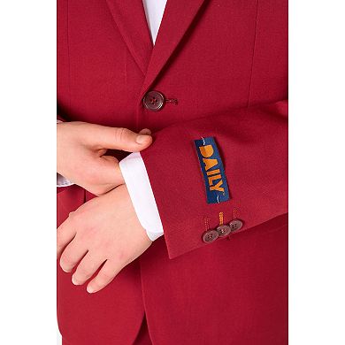 Boys 10-16 OppoSuits Daily 2-Piece Burgundy Suit Set
