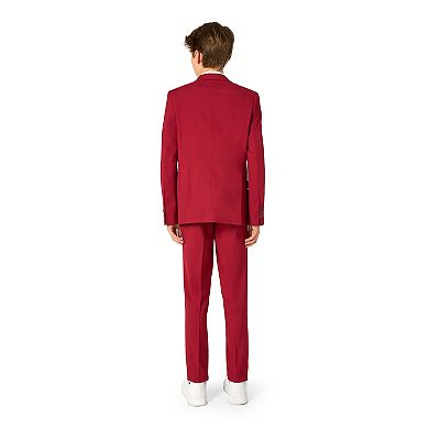 Boys 10-16 OppoSuits Daily 2-Piece Burgundy Suit Set