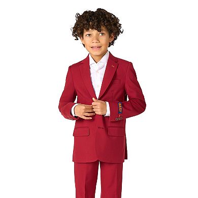 Boys 2-8 OppoSuits Daily Burgundy 2-Piece Suit Set