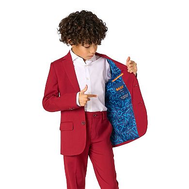 Boys 2-8 OppoSuits Daily Burgundy 2-Piece Suit Set