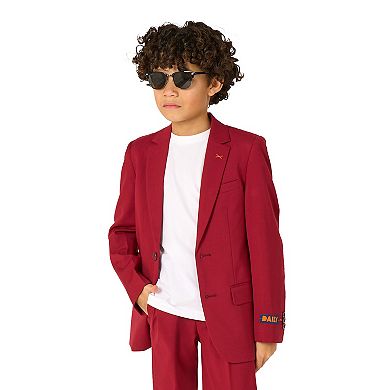 Boys 2-8 OppoSuits Daily Burgundy 2-Piece Suit Set
