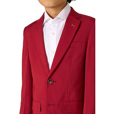 Boys 2-8 OppoSuits Daily Burgundy 2-Piece Suit Set