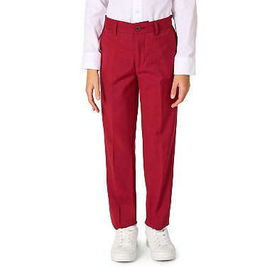 Boys 2-8 OppoSuits Daily Burgundy 2-Piece Suit Set
