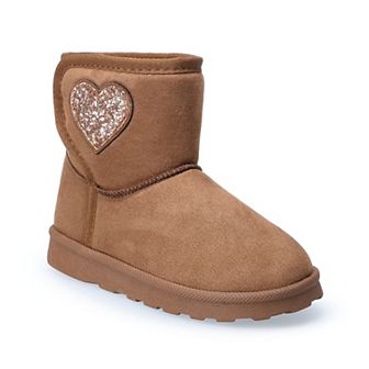 Sonoma Goods For Life® Promo Faux Fur Girls Ankle Boots