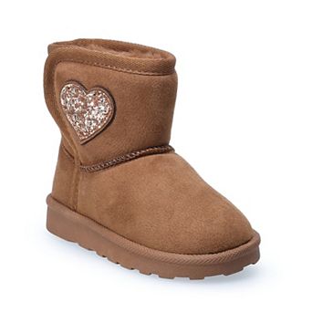 Jumping Beans® Munchie Toddler Girls Pull-On Faux Fur Boots