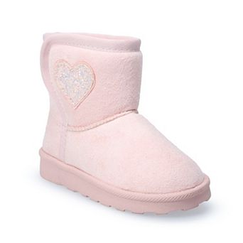 Jumping Beans® Munchie Toddler Girls Pull-On Faux Fur Boots