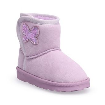 Jumping Beans® Munchie Toddler Girls Pull-On Faux Fur Boots