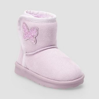 Jumping Beans® Munchie Toddler Girls Pull-On Faux Fur Boots